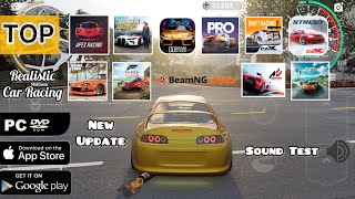 TOP Realistic Racing Games  SUPRA MK4 Sound Test  AndroidiOSPC  Best Car Racing Games of 2023 [upl. by Zetnom174]