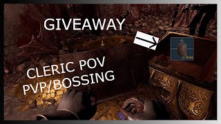 Cleric POV PVPBossing  Gold Coin Bag Giveaway [upl. by Rodolph]