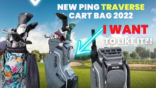 PING TRAVERSE CART BAG REVIEW 2023  NEW 2022 PING GOLF BAG REVIEW  PING TRAVERSE 2023 [upl. by Particia]