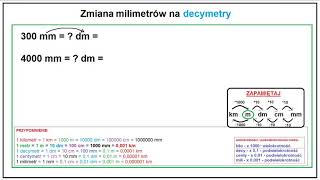 🔥 Zamiana milimetrów na decymetry  mm na dm  zamiana jednostek długości zadania [upl. by Lepp219]