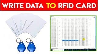 How to Write Data to RFID Card using RC522 RFID Module  Change RFID Tag Id  Card Data Change [upl. by Anirbys]