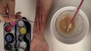 Halloween DIY SFX Gelatine  WundenNarben Tutorial [upl. by Mihe845]