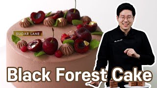 Black Forest Cake  Best combo of chocolate amp cherries [upl. by Aikemat]