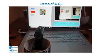 AQL Screen modulation Demo Updated version  Optical Camera Communication [upl. by Pembroke650]