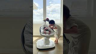 The Smartest Baby Swing 4moms MamaRoo with Bluetooth amp Alexa [upl. by Kutchins208]