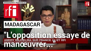 Andry Rajoelina Madagascar  quotLopposition essaye de manœuvrer pour quil ny ait pas délectionquot [upl. by Jannelle256]