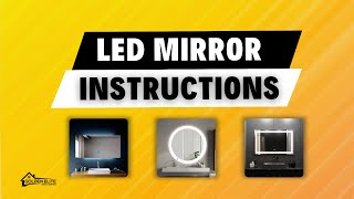 How Do You Install an LED Mirror [upl. by Politi]