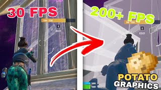 How to Get Potato Graphics in Fortnite Max FPS  0 Delay [upl. by Elsie912]