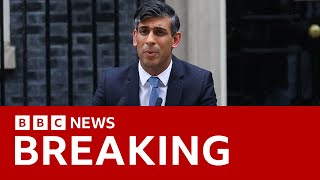 UK General Election called by Prime Minister Rishi Sunak  BBC News [upl. by Nitaj]