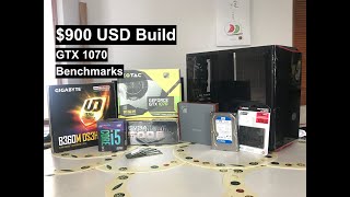 Best 900 Budget Gaming PC Build Guide  GTX 1070 i5 8600 w Benchmarks [upl. by Brest669]