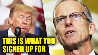 John Thune Quickly Realizes He’s Now at the Helm of the MAGA Circus [upl. by Eessej]