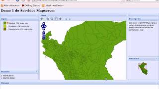 Demo 1 Mapserver gvSIG y OpenLayersMapFish [upl. by Barta885]