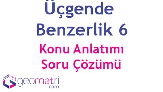 Üçgende Benzerlik 6 ► Tales Teoremi  Konu Anlatımı ve Soru Çözümleri [upl. by Aneert]