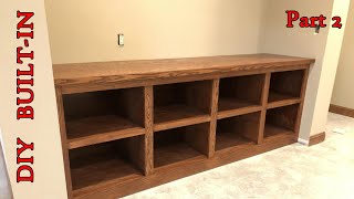 DIY BuiltIn  Cabinet Face Frame amp Cabinet Top  Part II [upl. by Moncear]