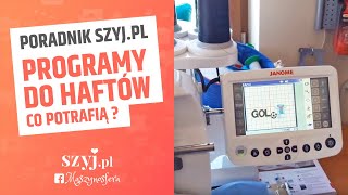 Programy do projektowania haftów  co potrafią  Poradnik SZYJPL [upl. by Beryl]