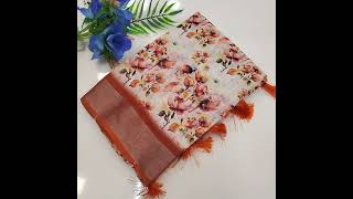 soft linen cotton sarees 600 free  for orders wats up me 6383759928 [upl. by Barret]