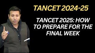 TANCET 2025 How to Prepare for the Final Week [upl. by Ogden513]