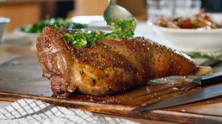 Easter Deserves Lurpak  Perfect Roast Lamb With Herb Caper amp Lemon Butter Sauce [upl. by Edelman]