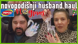 ☃️🌲VLOGMAS 06 🎁 novogodišnji husband haul🎁 PEPCO ❄️ novogodišnja kupovina ukrasa [upl. by Jarad]