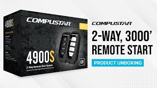 UNBOXING  CS4900SKIT 2Way Remote Start System by Compustar [upl. by Nylazor]