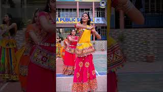 Vibrant Dandiya Dance  Celebrating Navratri with Tradition and Joy  Bhartiya Public School [upl. by Morrison406]