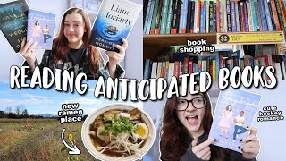 reading anticipated books book shopping spooky coloring books 👻✍️ reading vlog [upl. by Strickler]