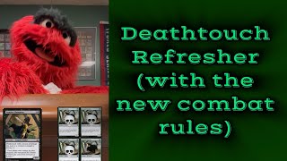 Deathtouch Refresher with the new combat rules mtg magicthegathering commander tcg puppet [upl. by Areivax709]