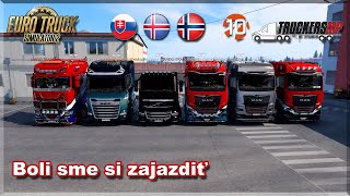 Euro truck simulator 2  Multiplayer  ProMods BBystrica Reykjavik [upl. by Sisak]