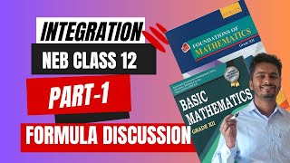 Integration part 1  Formula discussion NEB class 12 basic math [upl. by Naes206]