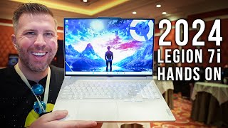 2024 Legion 7i Hands On Less than 4 lbs 32K 100 DCIP3 Display BUT Only up to RTX 4070 Why [upl. by Brucie]