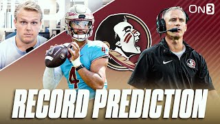 Florida State Seminoles 2024 Game By Game Record Prediction  Mike Norvell DJU PLAYOFF Bound [upl. by Lebatsirhc]