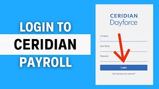 How To Login To Ceridian Payroll  Ceridian Dayforce Employee Payroll Login [upl. by Winnah61]