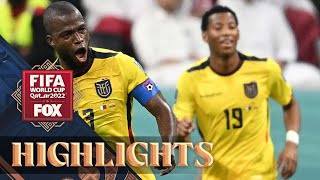 Qatar vs Ecuador Highlights  2022 FIFA World Cup [upl. by Arlette]