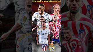 quotAtletico vs Real Who will win the derby football shorts realmadrid [upl. by Scoles]