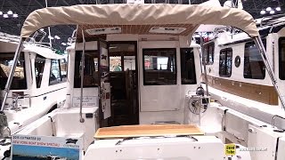 2015 Cutwater 30 Fishing Boat  Walkaround  2015 New York Boat Show [upl. by Nylrahc862]