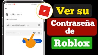 Como saber la contraseña de cualquier cuenta de roblox [upl. by Efeek847]