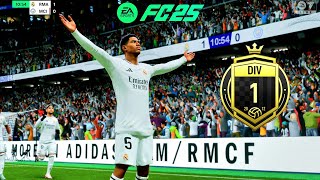 Winning the Division 1 League Title on EA FC 25 Online Seasons  Real Madrid vs Man City [upl. by Ogir]