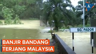 Banjir Bandang Terjang Malaysia 27000 Orang Dievakuasi [upl. by Sivie]