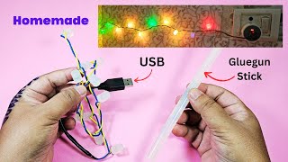 Make Decoration Light For Home  RGB LED Light Connection  Diwali Decoration Light diy [upl. by Llenej]