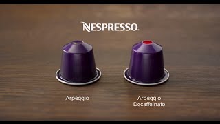 Anuncio Arpeggio Decaffeinato  Nespresso [upl. by Nereen854]