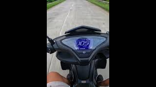 YAMAHA AEROX 155 TOP SPEED [upl. by Kamal]