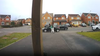 It’s the Ting For Me  Mans nasty fall while heading back to front door captured on Ring camera [upl. by Stetson643]