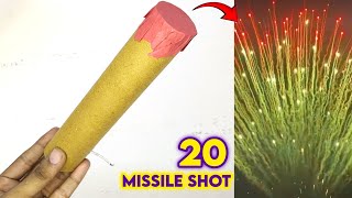 20 Missile sky shot making  how to make skyshot at home [upl. by Enneicul495]