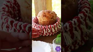 Tutorial👆Porta Panetone de Macramê macrame natal tutorialmacrame macrametutorial diy [upl. by Esekram963]