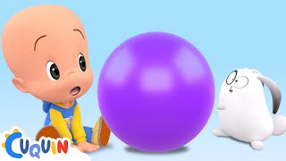 Cuquin’s Purple Ball  Hot vs Cold  Educational Videos for Children [upl. by Gaspar253]