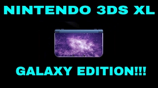 NINTENDO 3DS XL GALAXY STYLE REVIEW AND GAMES [upl. by Murry]