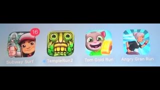 Halloween Specials in Subway Surfers Temple Run 2 Tom Gold Run Angry Gran Run [upl. by Odrautse271]