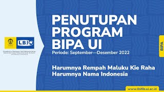 Wisuda Program BIPA 2022 [upl. by Noral]