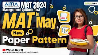 MAT 2024  Paper Pattern Changed  New Pattern  MAT In May  Latest Update  matexam [upl. by Fidelia]