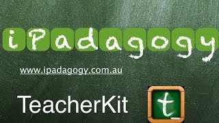 iPadagogy  App Review  TeacherKit Part 1 Tutorial [upl. by Norrag]